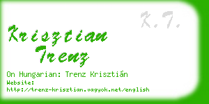 krisztian trenz business card